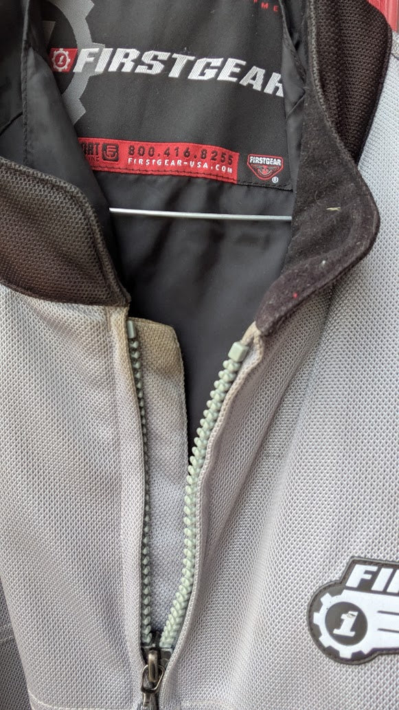 FirstGear Mesh Riding Jacket – Lightweight Armor, Road-Ready Comfort