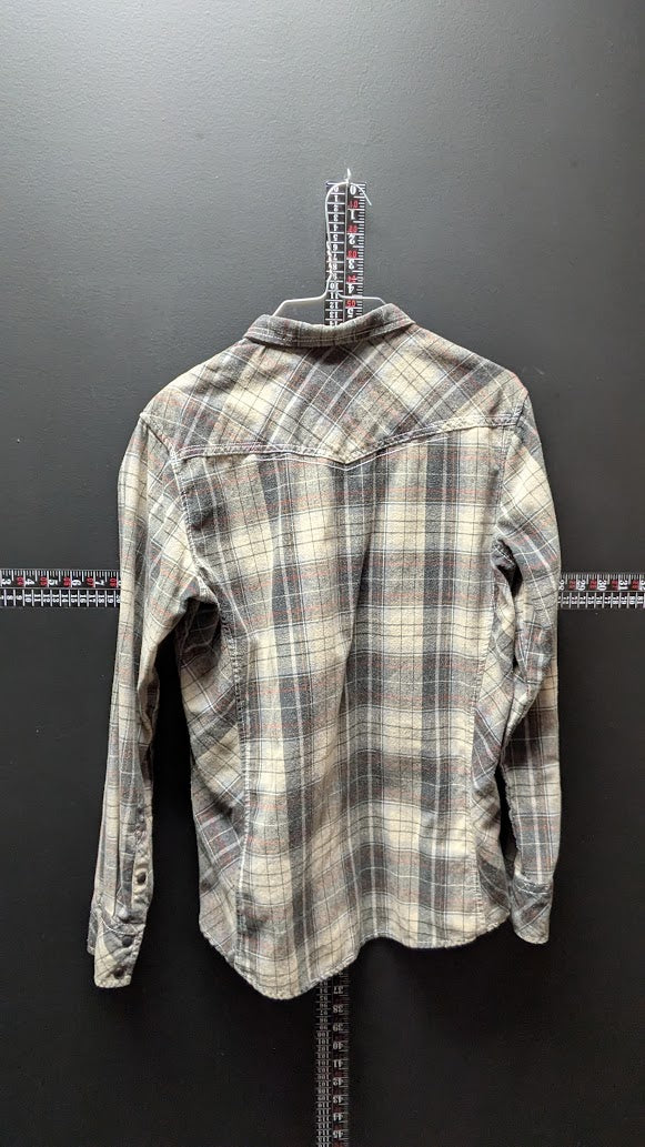 Vintage 1967 Plaid Western Button-Up – Slim Fit