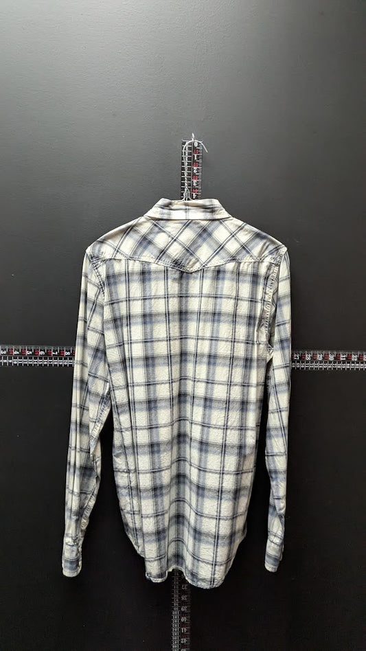 American Eagle Western Snap Shirt – Plaid – Vintage Fit – Size Small