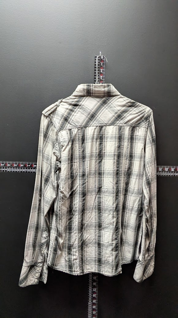 Supply Company USA Western Shirt – Plaid Snap Button – Size Small