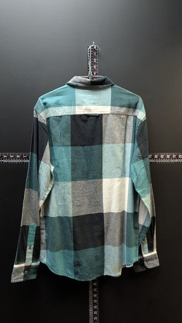 American Eagle “Ultimate Flannel” – Teal Plaid – Small – NWT