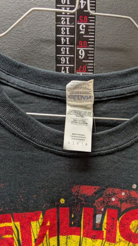 Metallica First Rock Show 2016 T-Shirt – US Bank Stadium Minneapolis – Size Large