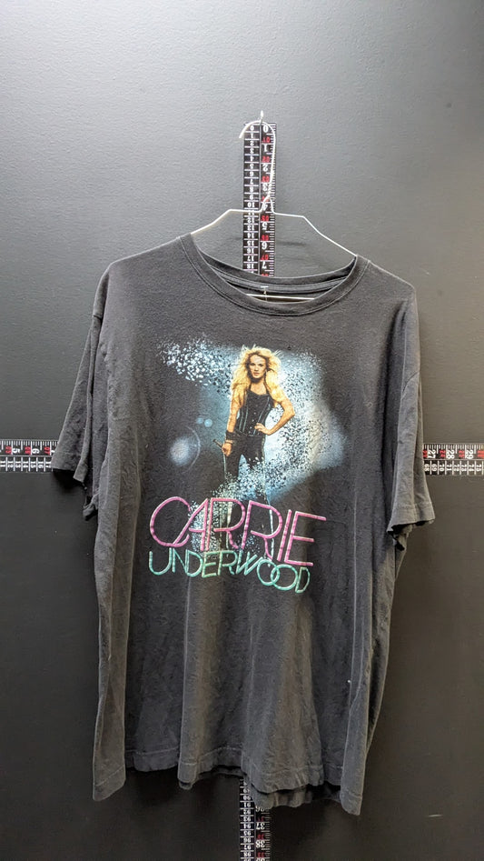Carrie Underwood "The Blown Away Tour" 2012–2013 Graphic Tee – Charcoal Grey