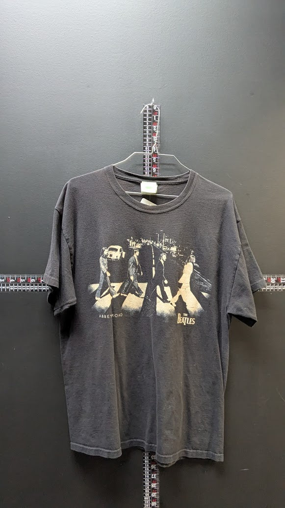The Beatles “Abbey Road” Graphic T-Shirt – Washed Black – Size XL