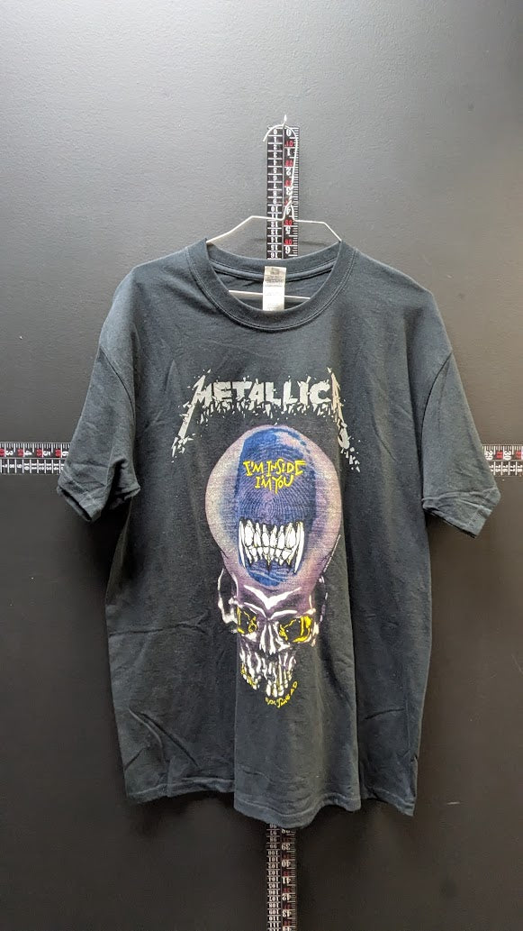 Metallica “I’m Inside I’m You” Graphic T-Shirt – Black – Size Large