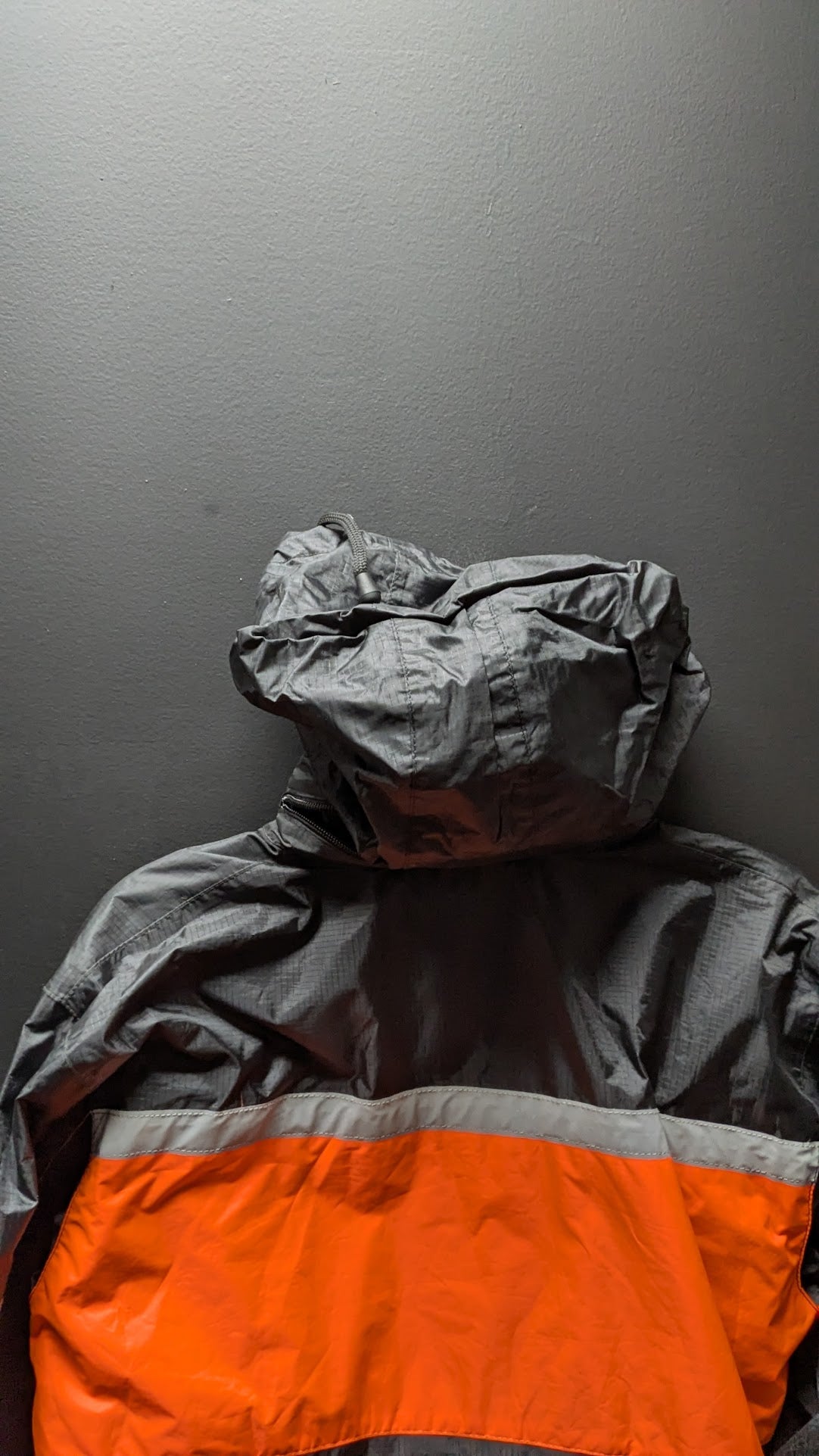 Fulmer Motorcycle Jacket Black Orange Size Small