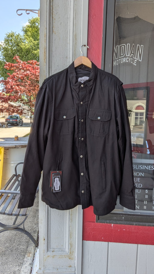 Derringer Motorcycle Jacket Black Size 5XL New with Tags