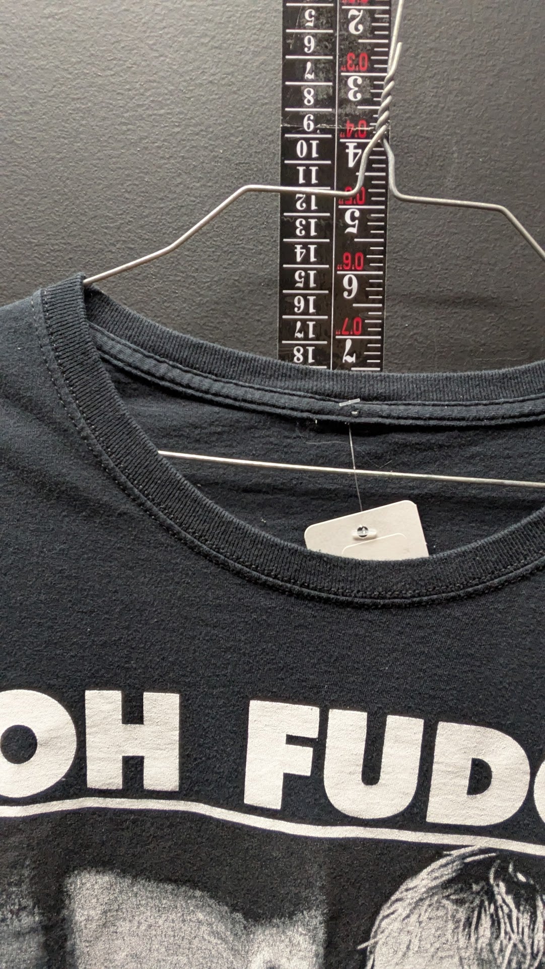 A Christmas Story “Oh Fudge” Graphic T-Shirt Black Adult Size Large