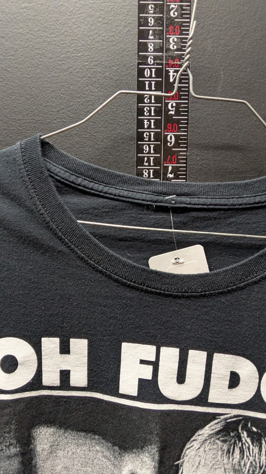 A Christmas Story “Oh Fudge” Graphic T-Shirt Black Adult Size Large