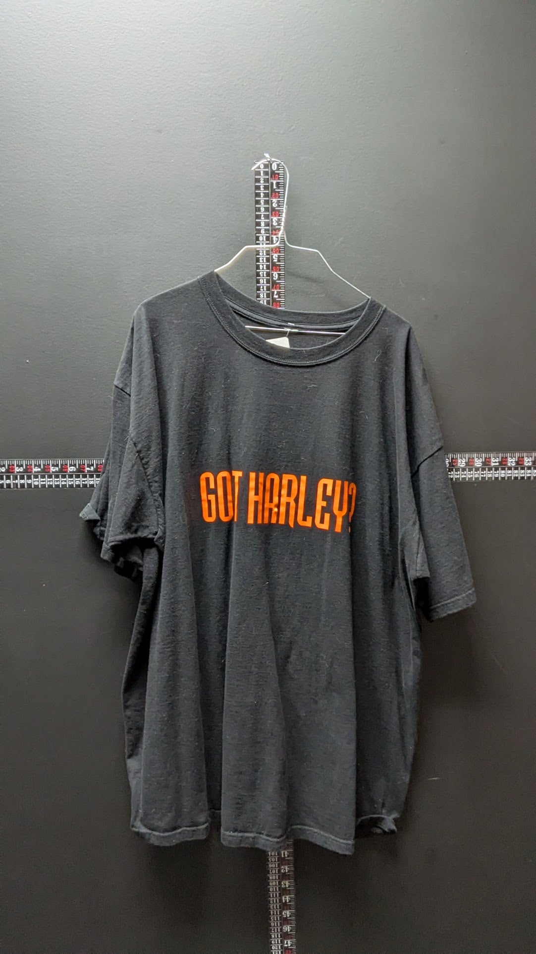 “Got Harley?” Graphic Tee – Black / Orange Print
