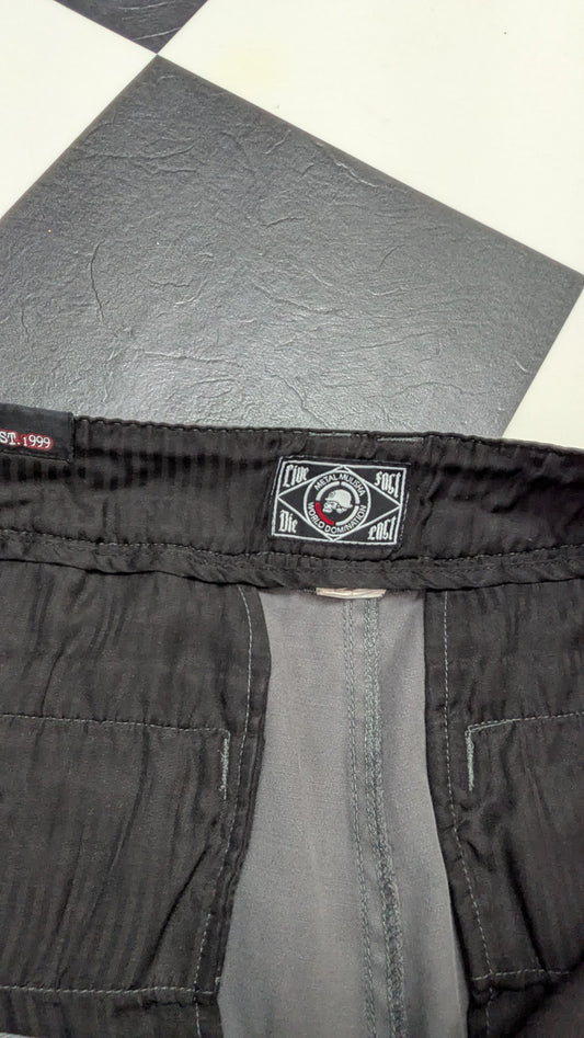 Metal Mulisha Gray Chino Shorts Men’s Size 34 Casual Skate Moto Streetwear