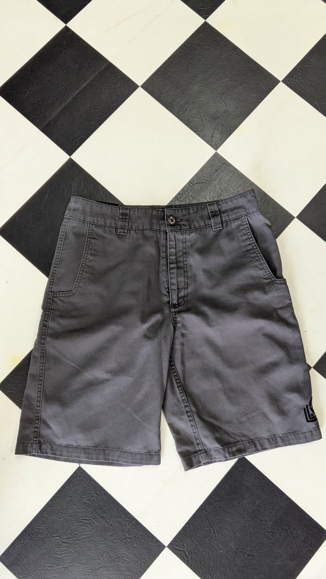 Metal Mulisha Men’s Gray Workwear Shorts Size 33 Casual Skate Moto Shorts