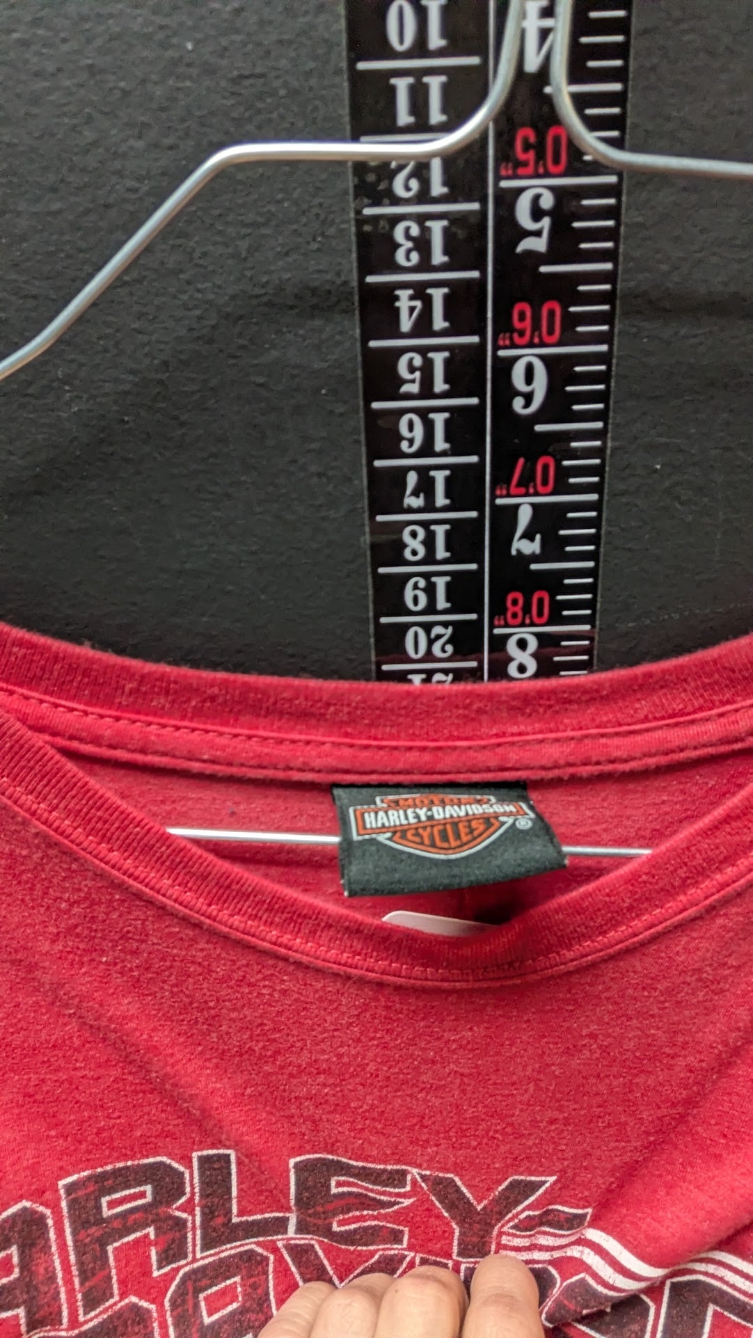 Vintage Harley-Davidson Brandt’s I-69 Marion Indiana Red T-Shirt XL Biker Tee