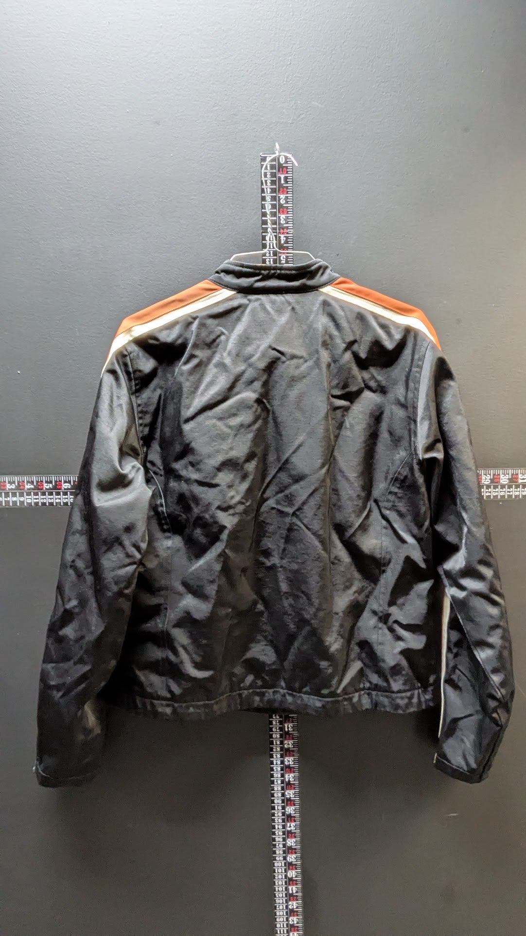 Harley-Davidson Women’s Riding Jacket Medium Black Orange Mesh Lined Motorcycle Coat