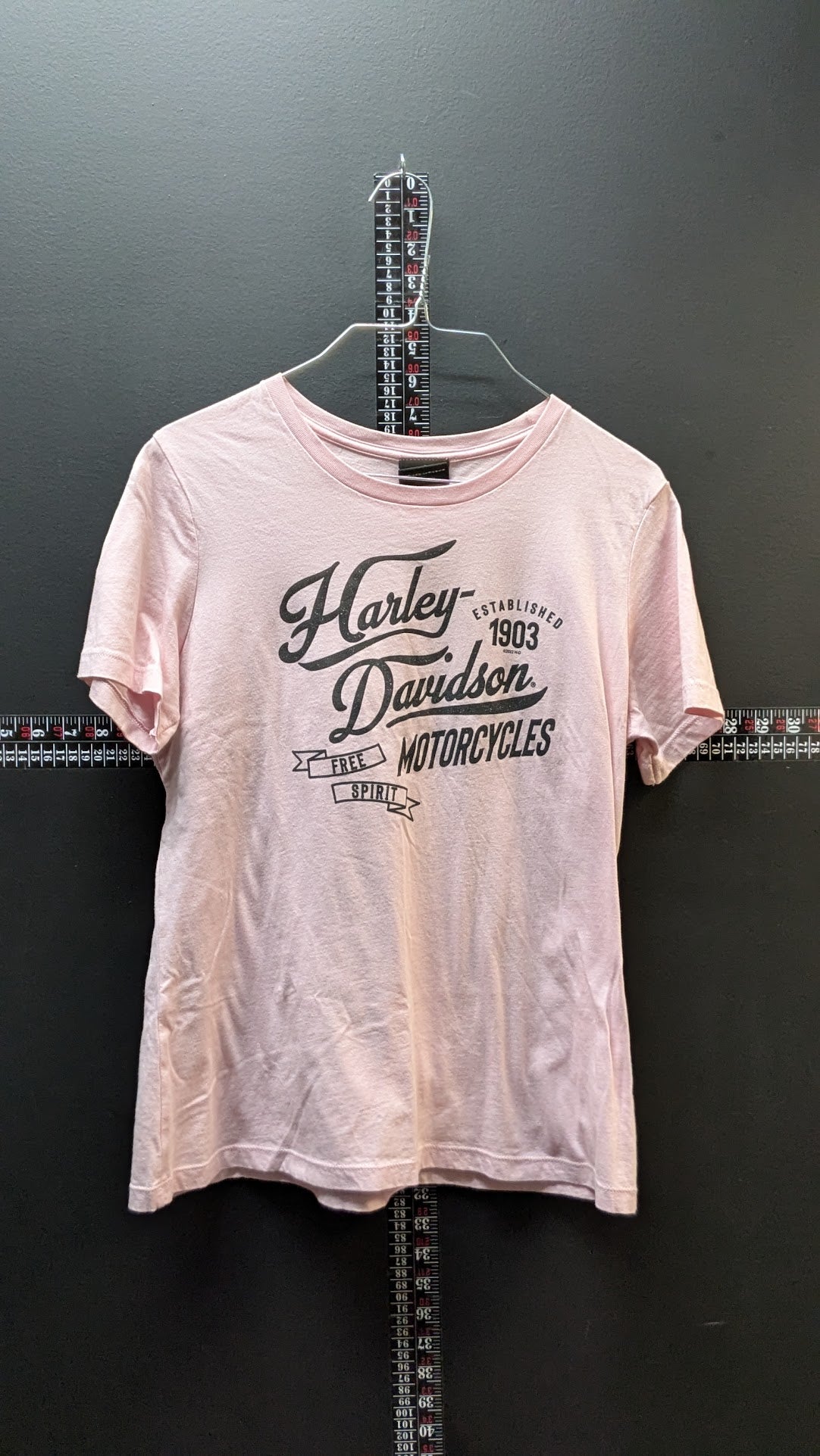 Harley-Davidson Women’s Pink Graphic T-Shirt Large Rocky Top Pigeon Forge TN