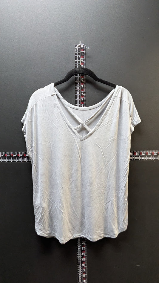 Harley-Davidson Women’s Gray Open Back Wing Graphic Top Size Medium