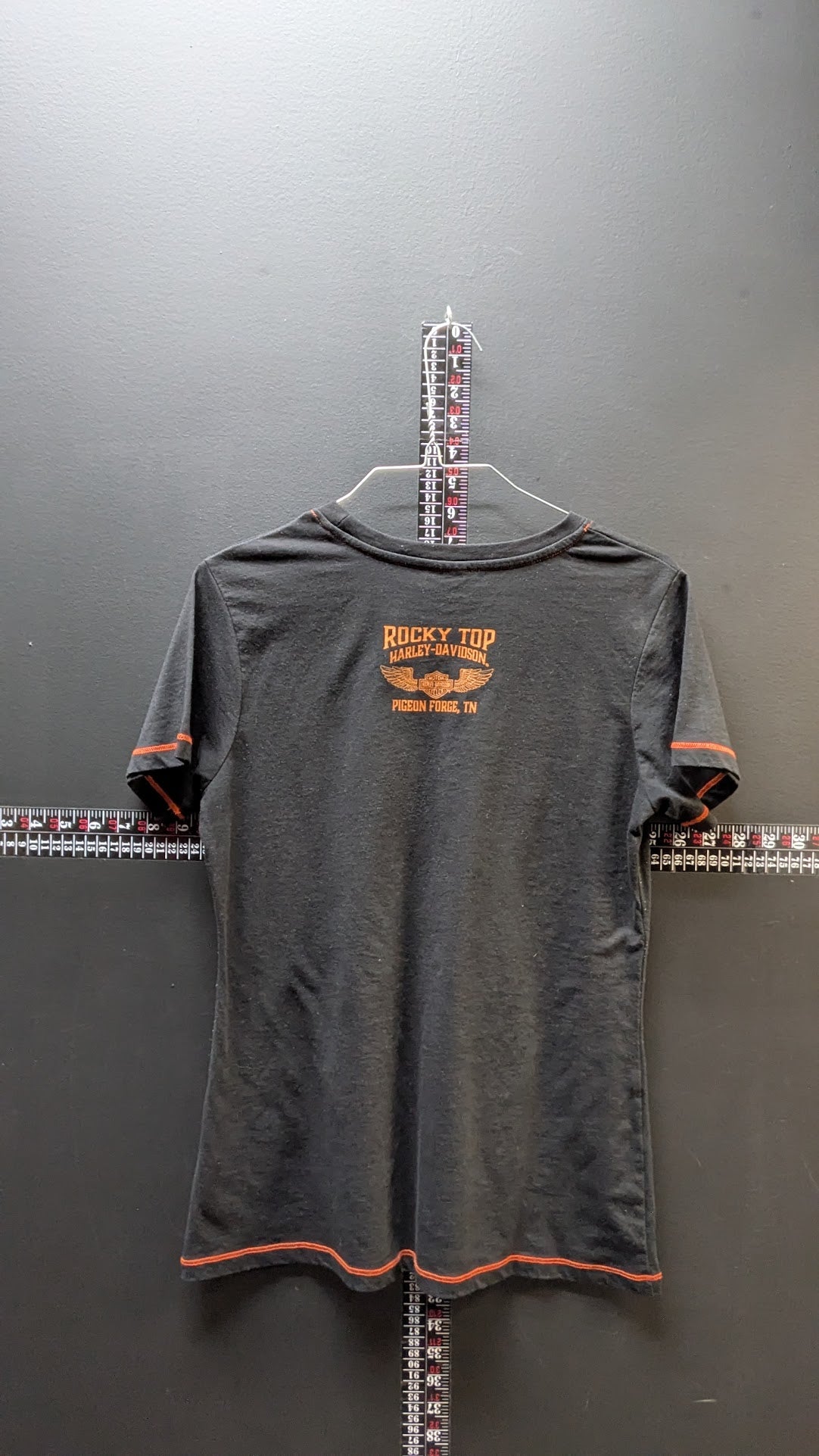 Harley-Davidson Women’s Black Short Sleeve T-Shirt Rocky Top Pigeon Forge TN