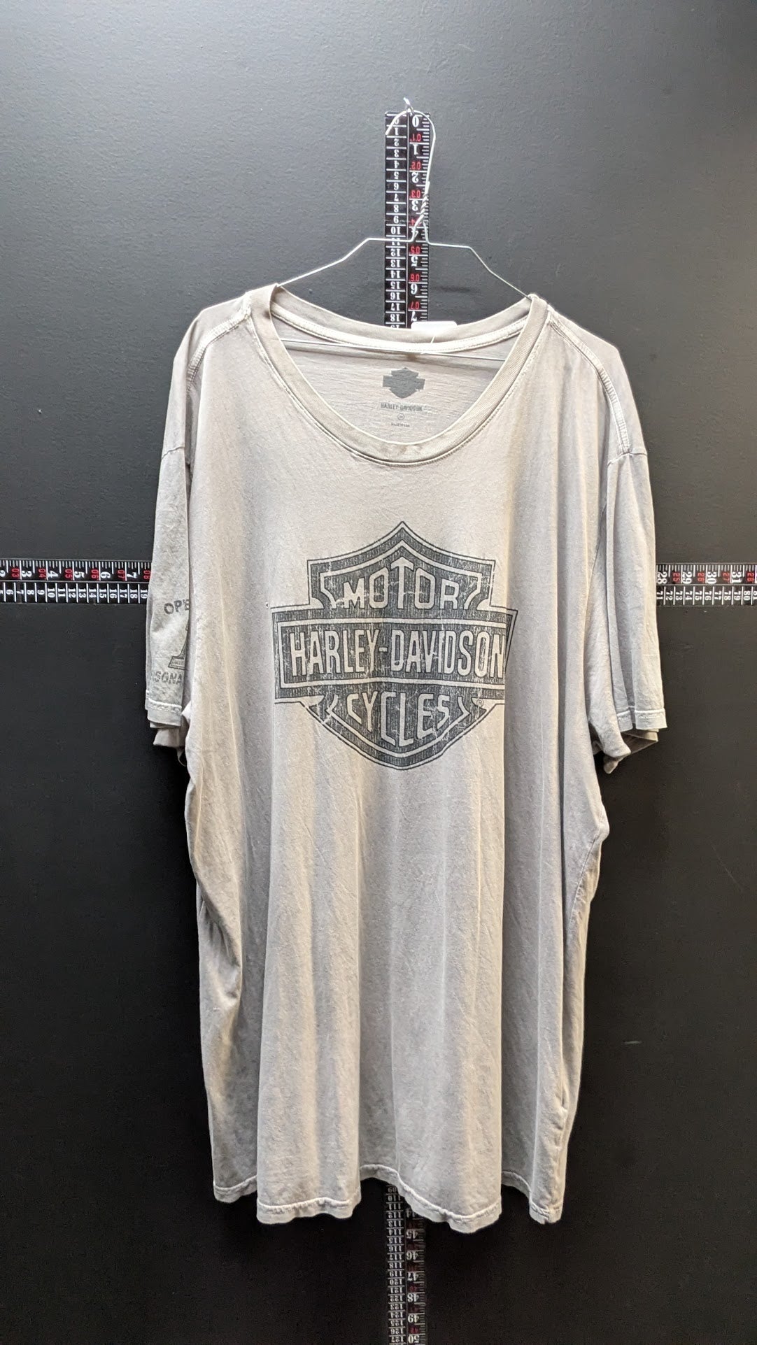 Harley-Davidson Wounded Warrior Project T-Shirt Mens 3XL Gray Distressed Tee