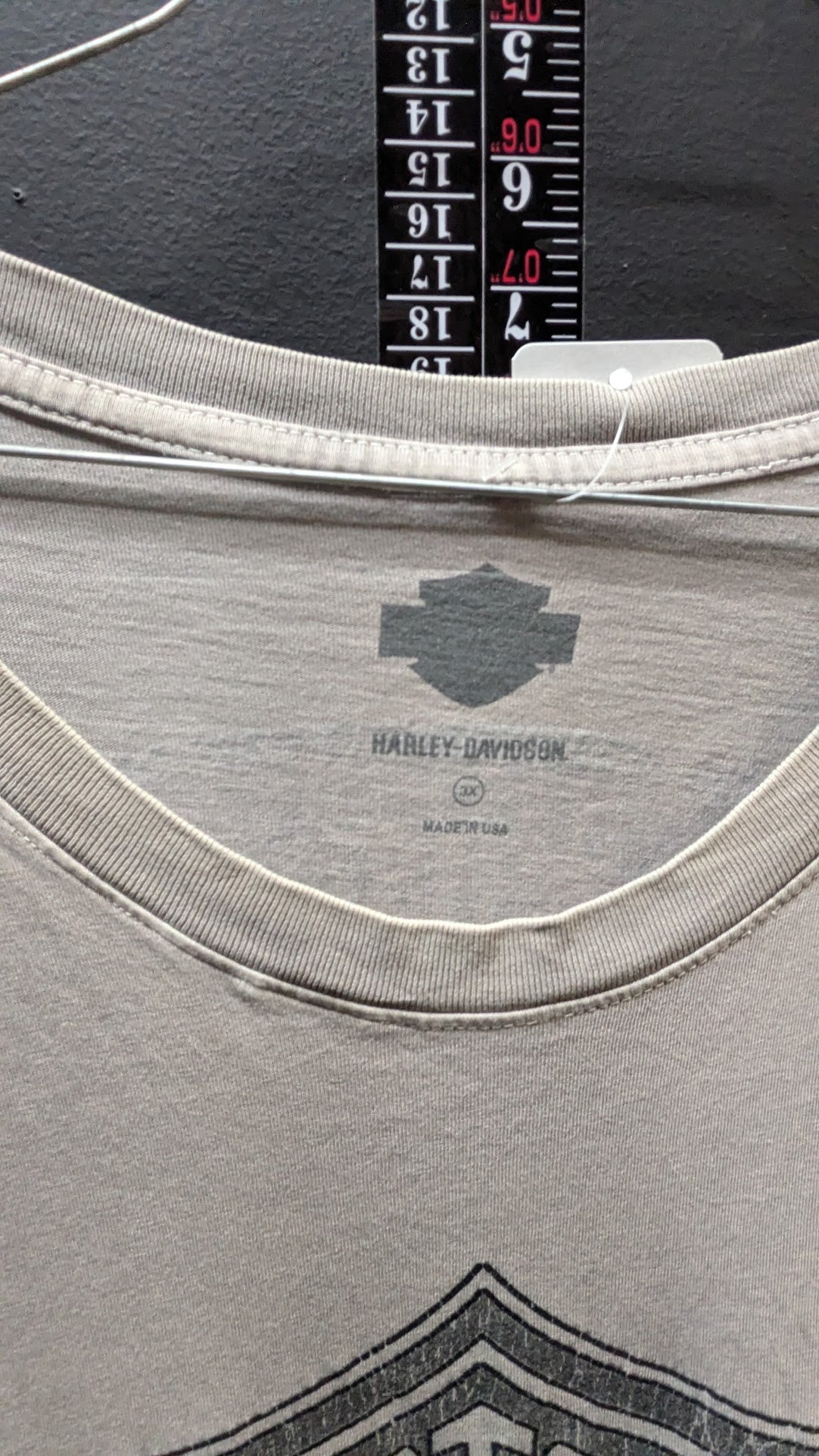 Harley-Davidson Wounded Warrior Project T-Shirt Mens 3XL Gray Distressed Tee