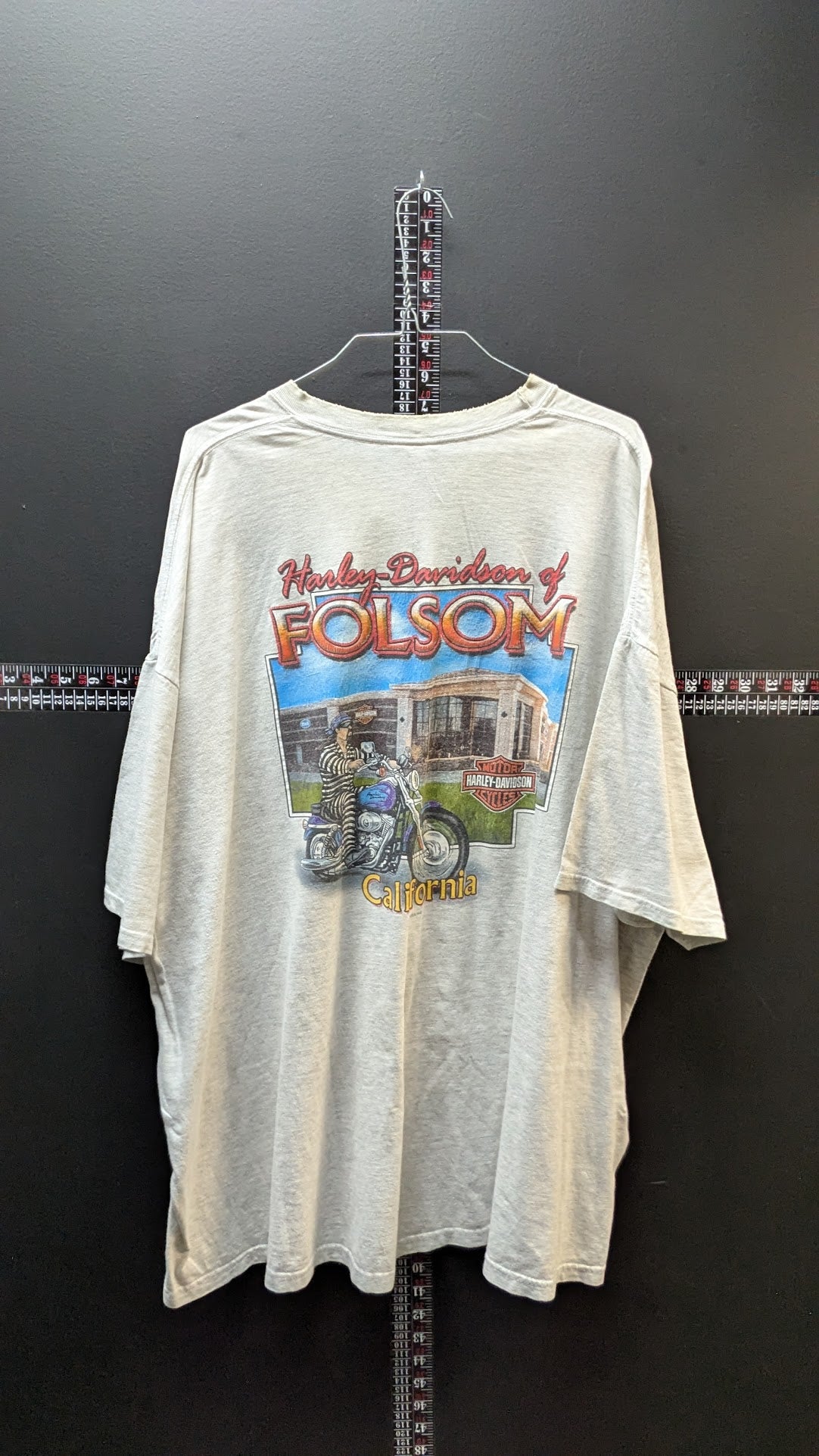 Vintage Harley-Davidson Folsom California 4XL T Shirt Biker Graphic USA Made