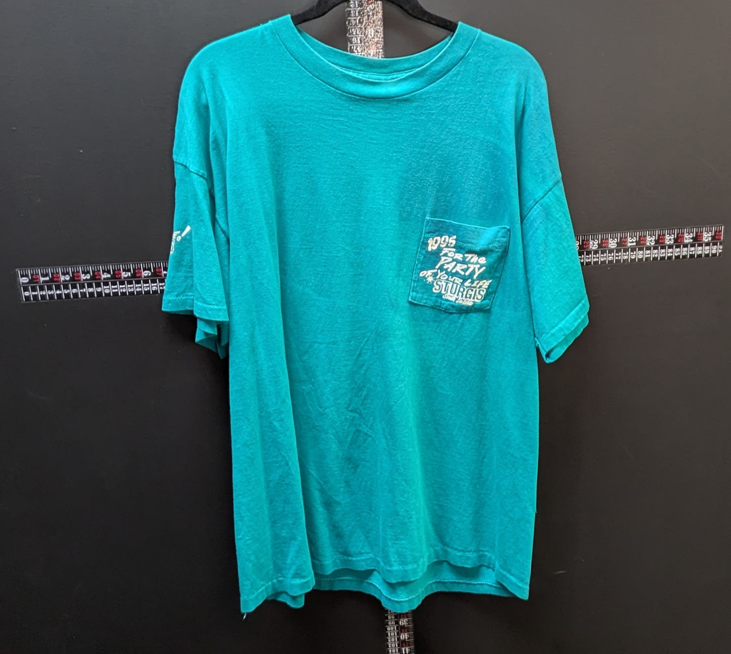 Vintage 1995 Sturgis Rally T Shirt XL Ride Free South Dakota Pocket Tee USA