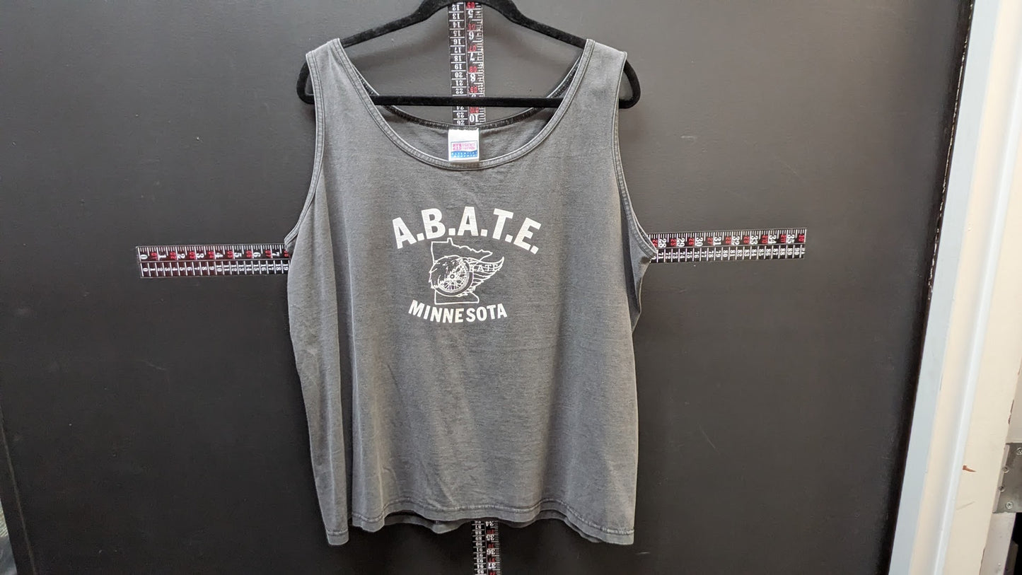 Vintage ABATE Minnesota Tank Top XL Buffalo Ridge Chapter Biker Motorcycle USA