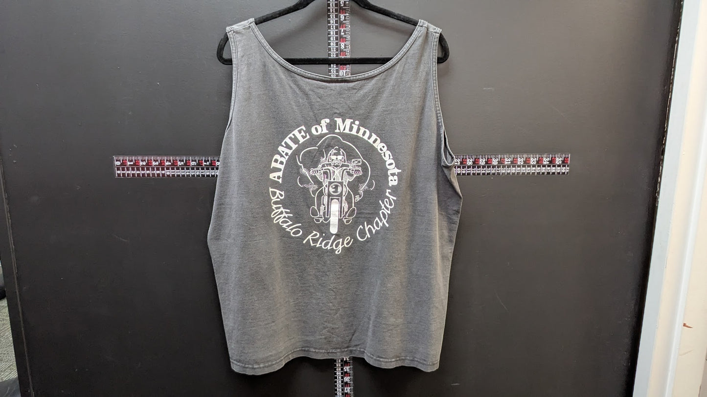 Vintage ABATE Minnesota Tank Top XL Buffalo Ridge Chapter Biker Motorcycle USA