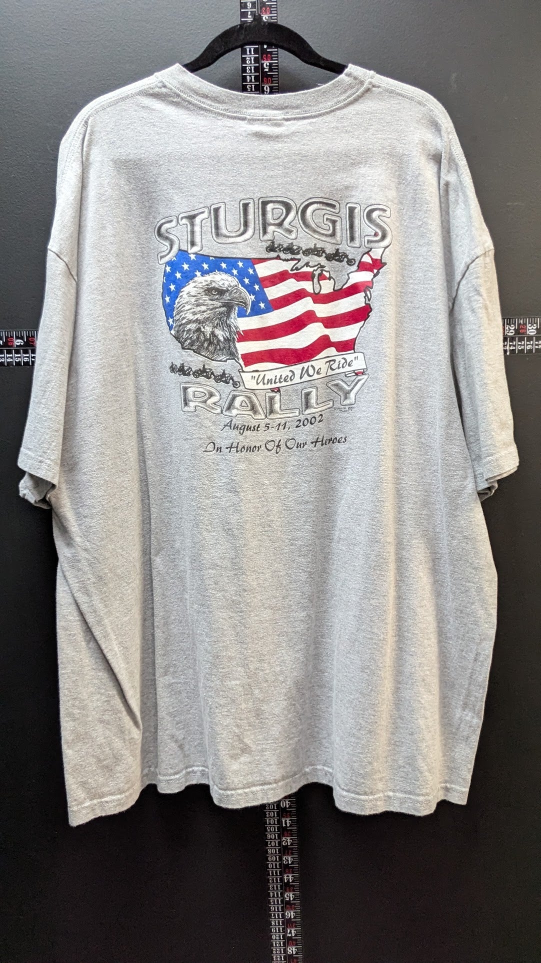 Vintage 2002 Sturgis Rally T Shirt XXL Black Hills Motor Classic USA Biker Tee