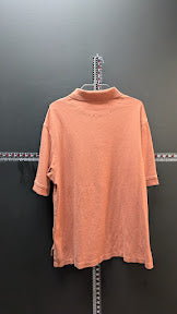 Harley-Davidson Polo Shirt Mens XL Orange Short Sleeve Casual Biker Golf Shirt
