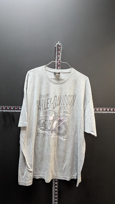 Vintage Harley-Davidson Mountain Creek T-Shirt Mens XXXL Gray Motorcycle Tee