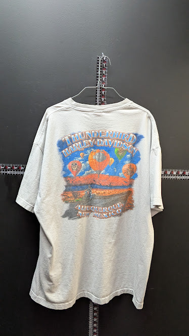 Vintage Harley-Davidson Thunderbird Albuquerque NM T-Shirt Mens XL White Tee
