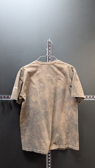 The Mountain Eagle Wolf Tie Dye T-Shirt Mens Large Brown Wildlife Graphic Tee