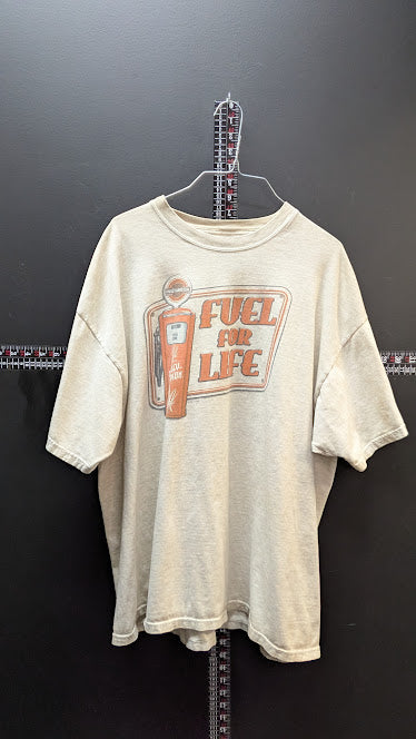 Harley-Davidson Vehicle City Flint Michigan T-Shirt Mens 2XL Fuel For Life Tee