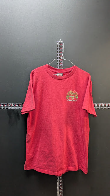 Harley Davidson Hawaii Kawa Red Graphic T Shirt Mens Large Tropical Biker Tee
