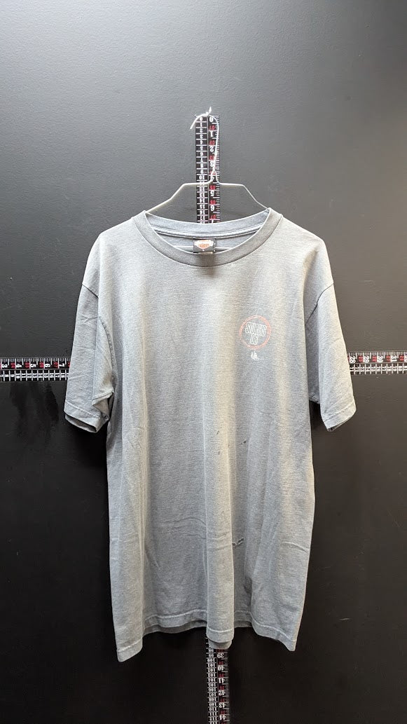 Harley Davidson Sturgis 06 Skull Graphic T Shirt Mens Large Gray Biker Tee