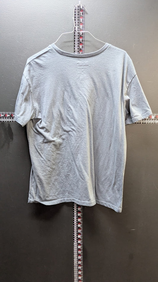 AC/DC Band Tee Shirt Women’s XL Gray Triple Logo Lightning Bolt Graphic Rock Band T-Shirt