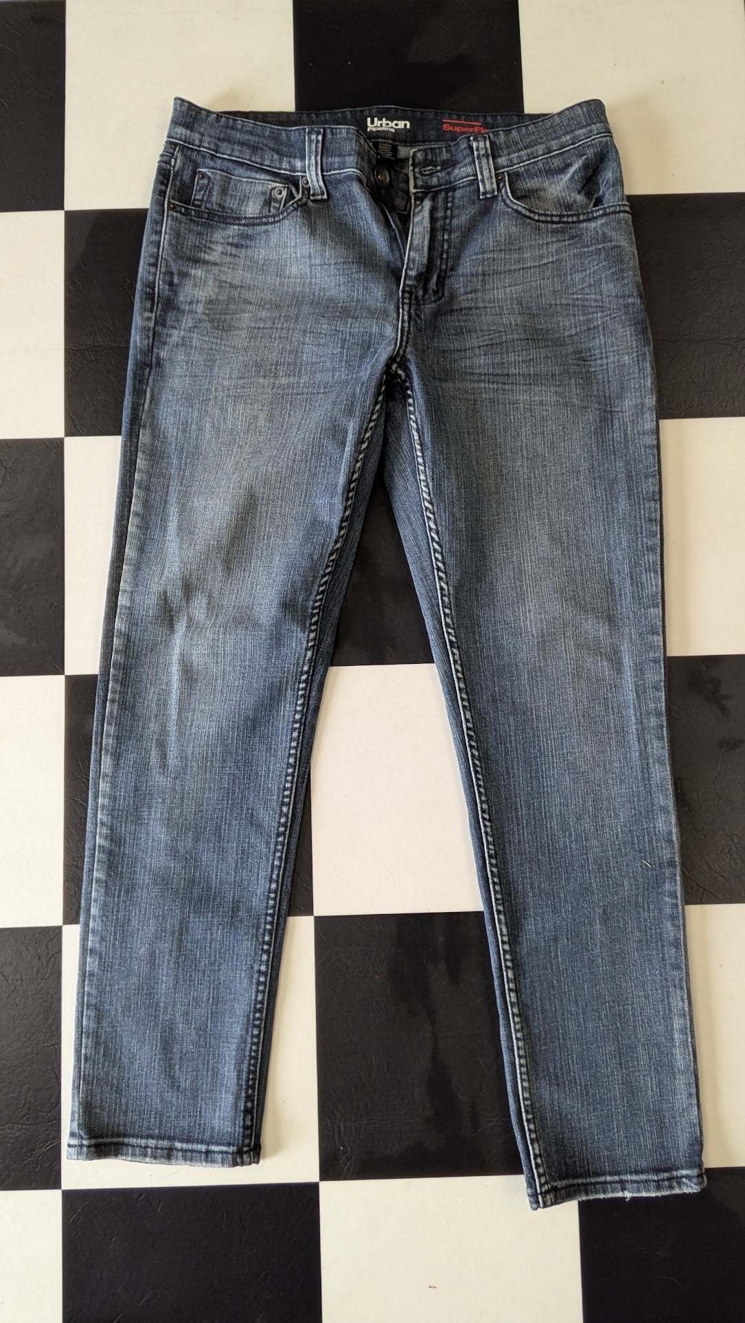 Urban Pipeline SuperFlex Slim Jeans Men’s 32x30 Blue Stretch Denim Slim Fit