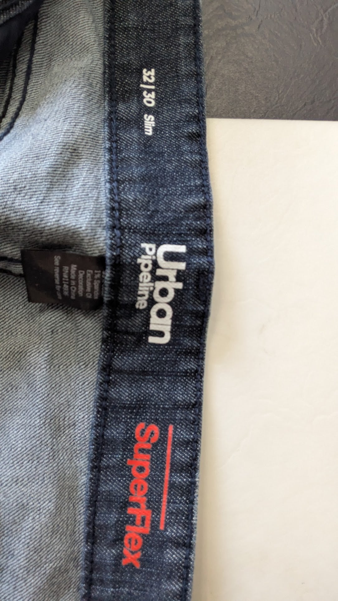 Urban Pipeline SuperFlex Slim Jeans Men’s 32x30 Blue Stretch Denim Slim Fit