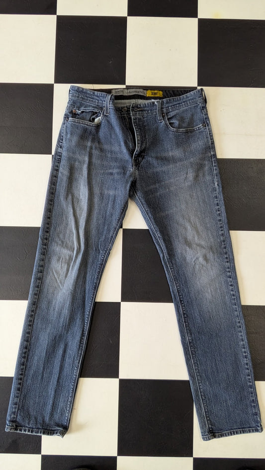 Levi Strauss Signature Authentics Skinny Jeans Men’s 36x32 Blue Denim Slim Fit