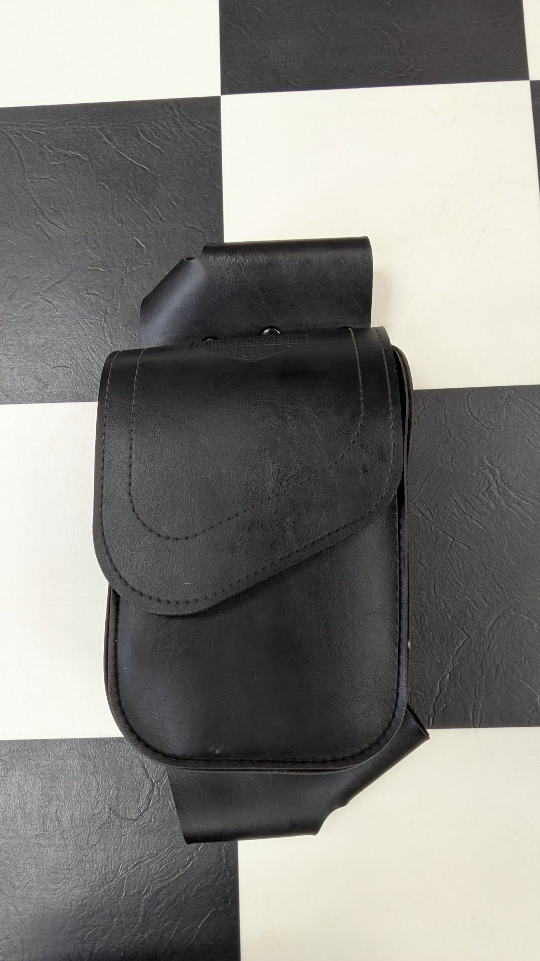 Harley-Davidson Motorcycle Fork Tool Bag Windshield Storage Pouch Black