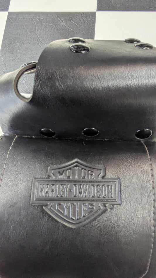 Harley-Davidson Motorcycle Fork Tool Bag Windshield Storage Pouch Black
