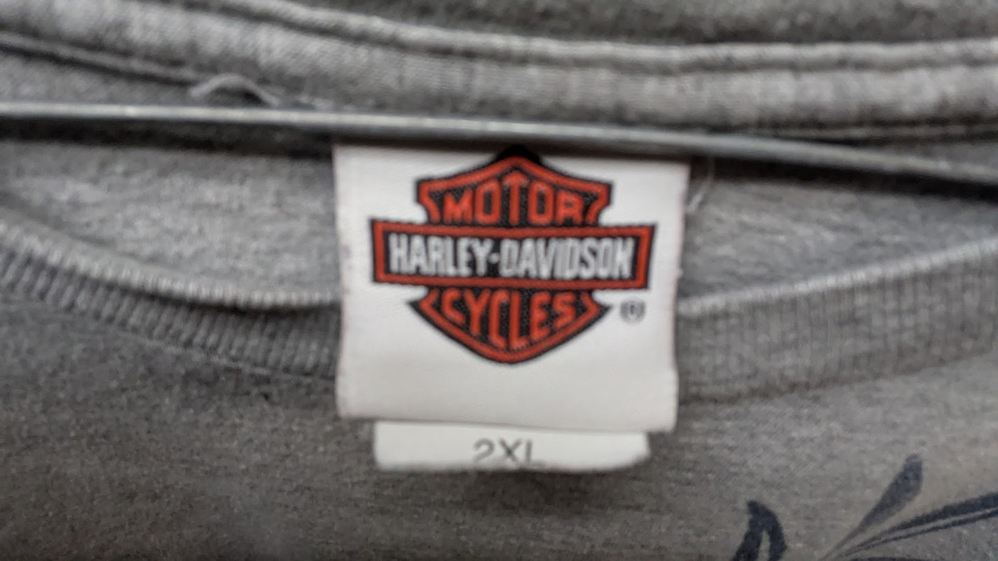 2012 Harley-Davidson Iron Valley Hanover PA Gray Eagle T-Shirt Mens 2XL