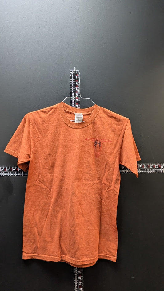 2006 Sturgis Bike Week T Shirt Small Orange Skull Motorcycle Tee