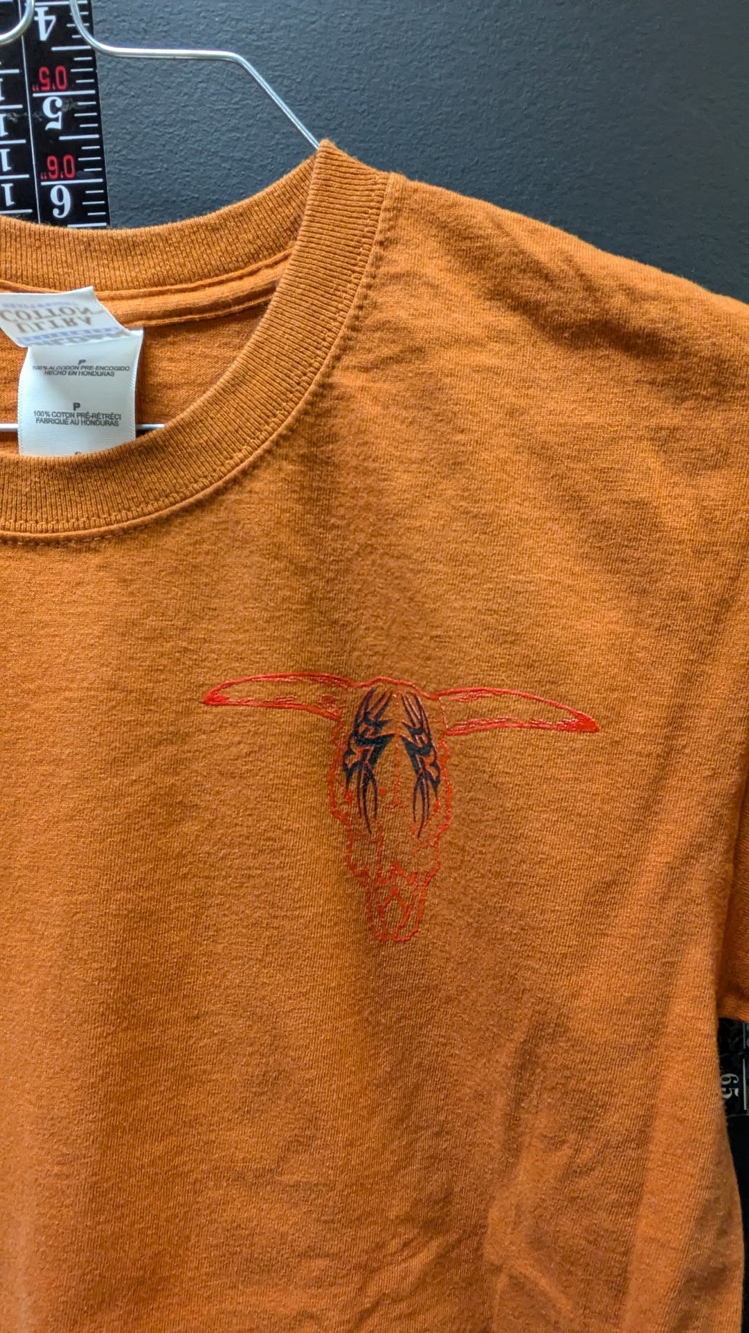 2006 Sturgis Bike Week T Shirt Small Orange Skull Motorcycle Tee