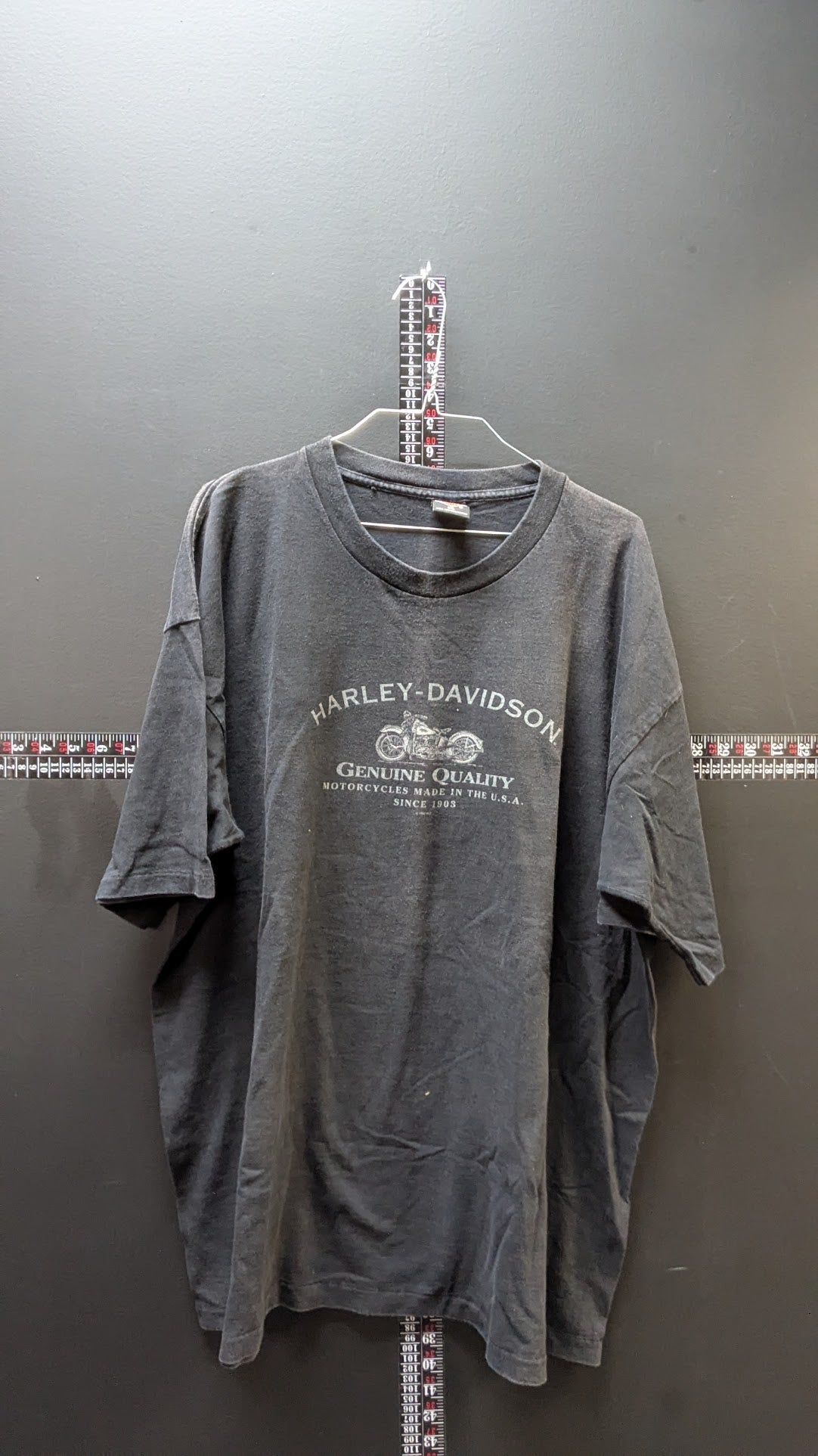Vintage 1997 Harley-Davidson Roeder H-D T-Shirt in black, tagged size XXL