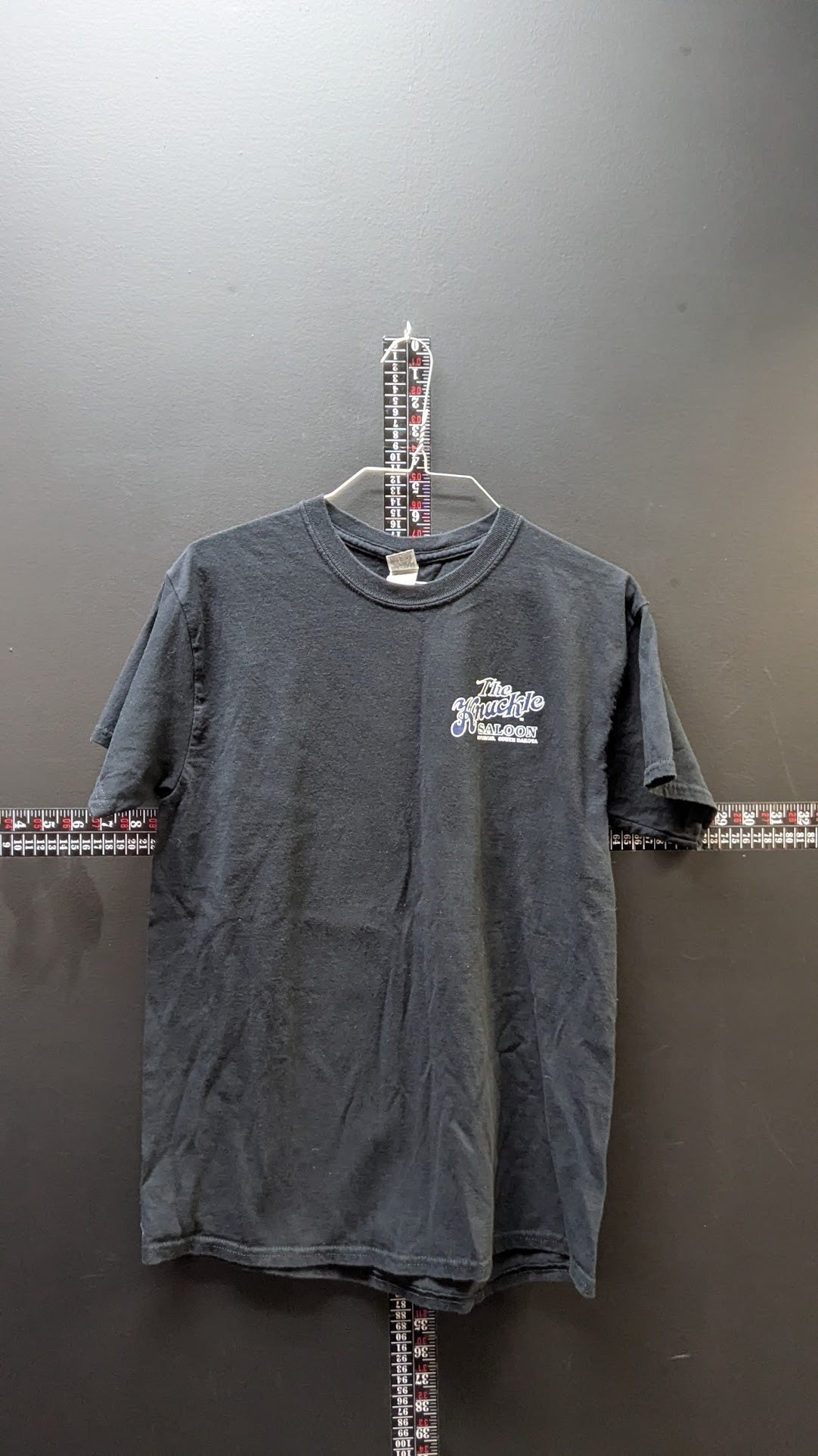Sturgis Knuckle Saloon T Shirt Medium Black South Dakota Biker Motorcycle Tee