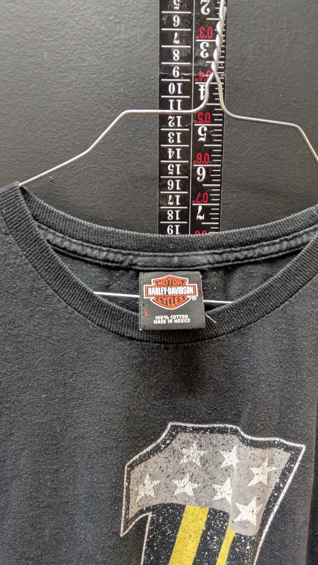 Harley Davidson #1 T Shirt Large Black Signature Harley Perrysburg Ohio Tee