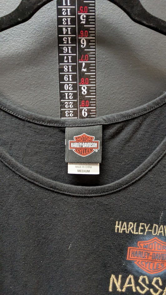 Harley-Davidson Nassau Bahamas 2005 Men’s Tank Top Medium Black Double Sided