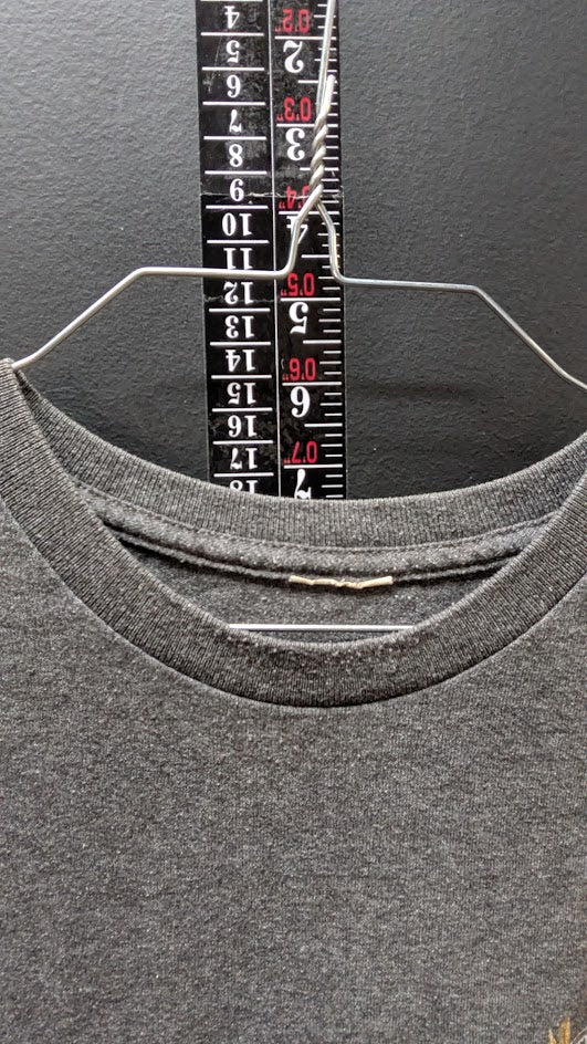 2013 Daytona Beach Bike Week Men’s T-Shirt Gray Double Sided Biker Tee