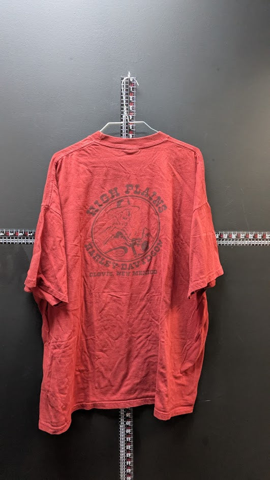 Harley-Davidson High Plains Rally Men’s T-Shirt 3XL Red Double Sided